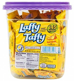 Laffy Taffy Banana Mini's Tub 1397g