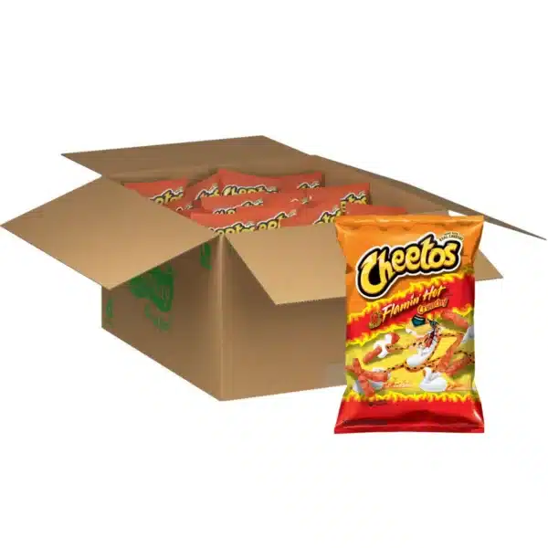 Cheetos Crunchy Flamin’ Hot Box of 10 (10 x 8oz)