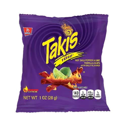 Takis Fuego Nacho Corn Chips 28G - Candy Hype American Candies In The Uk