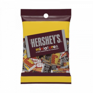 Hershey Miniatures Assorted Peg bag (136g)