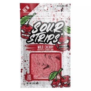 Sour Strips Wild Cherry 3.4oz (96g)