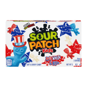 Sour Patch Kids Red White And Blue Theatre Box 3.1oz